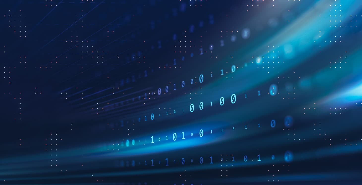 Binary Essence Abstract Background