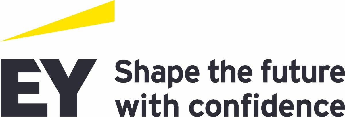 EY logo with "shape the future with confidence" tagline