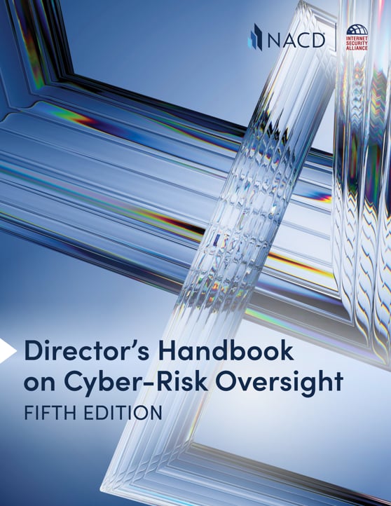 Cover of the 2026 Director's Handbook on Cyber-Risk Oversight