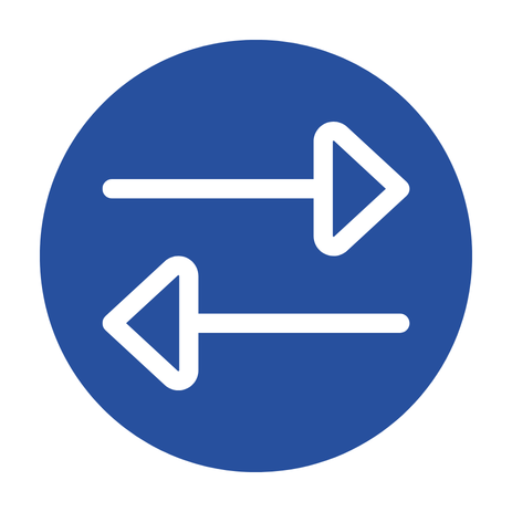 Two arrows icon