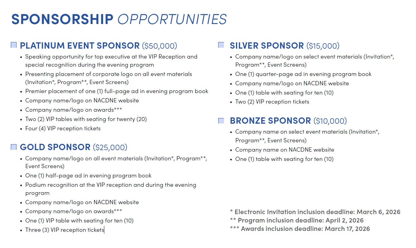 Sponsorship Opportunities