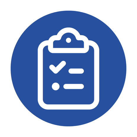 Clipboard with checkmark icon