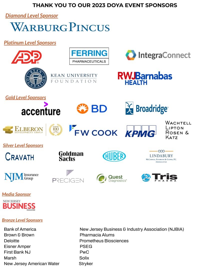 2023 Doya Event Sponsors