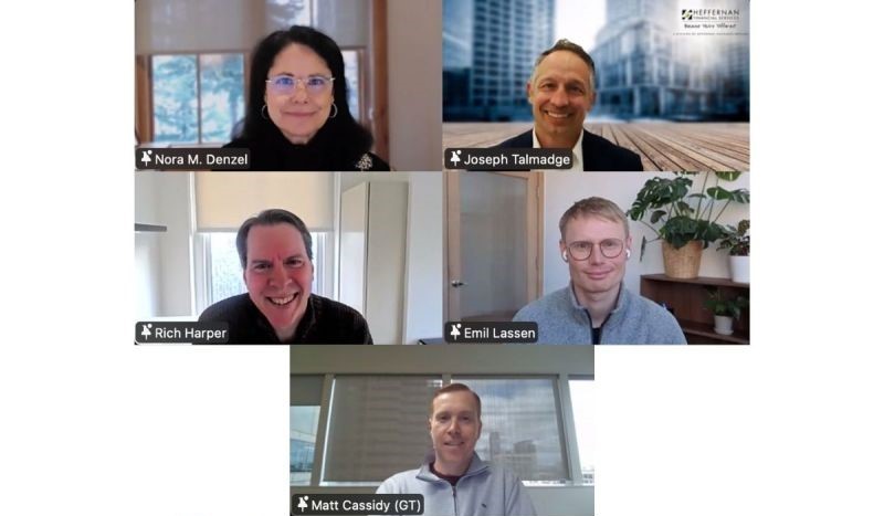 Screenshot of the speakers at this event