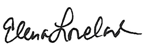 Signature for Elena Loveland