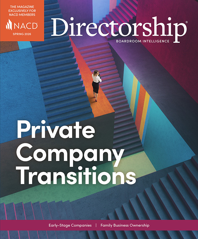 Directorship Magazine Cover