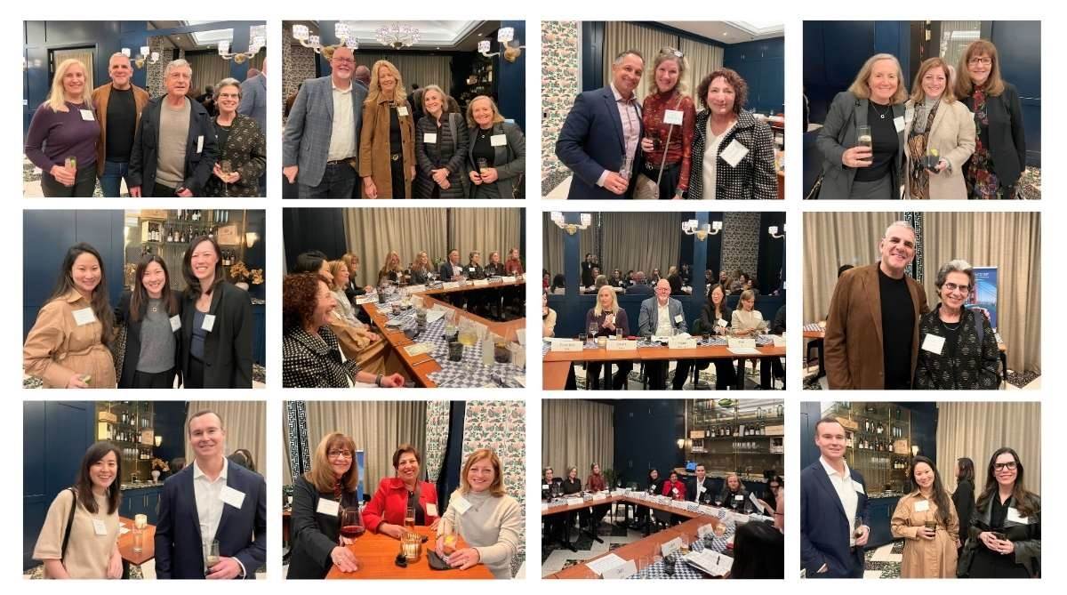 Collage of people at the event