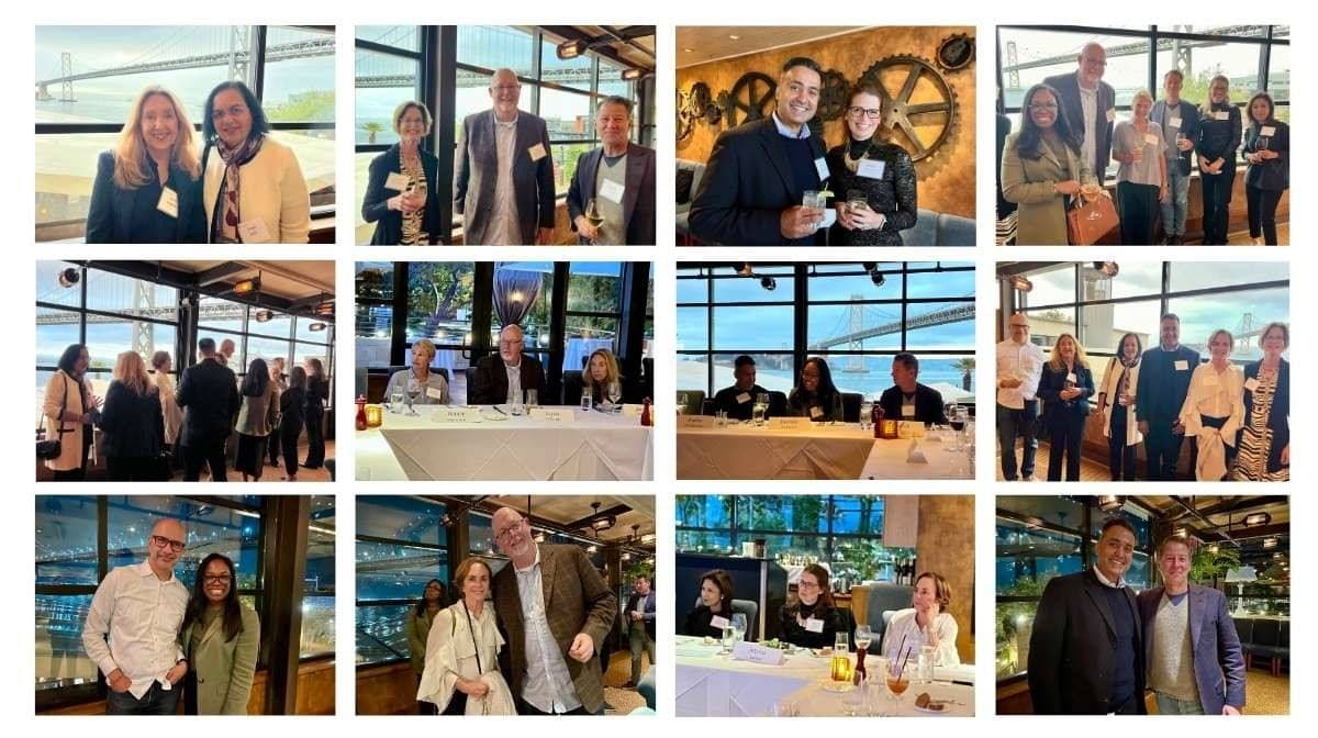 Collage of photos from the event