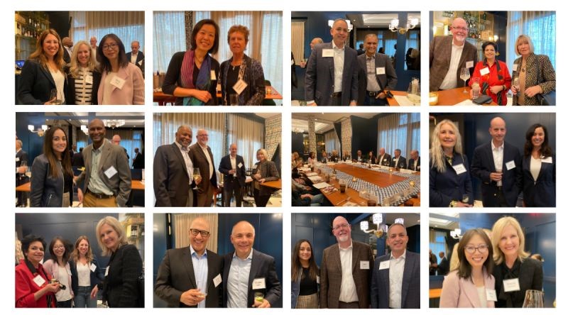 Collage of Images from the Dinner