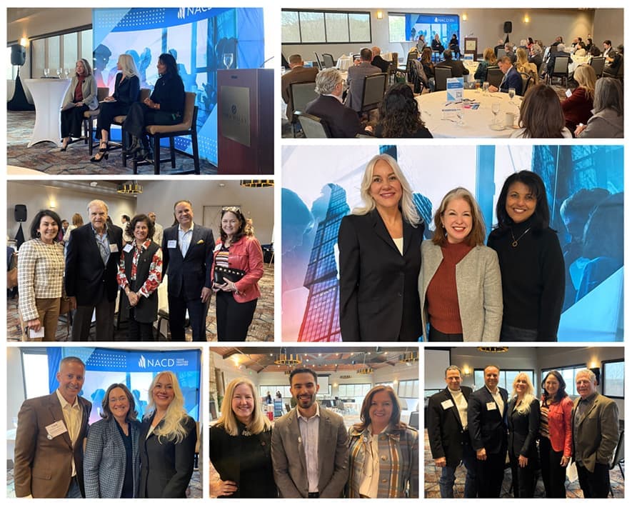Collage image for the NACD Austin program ‘Governing in the Age of AI’ held on February 21, 2025
