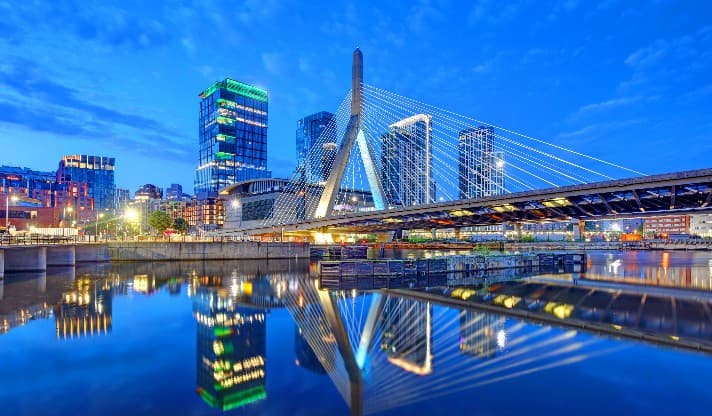 Zakim Bridge and Boston skyline – NACD New England Chapter