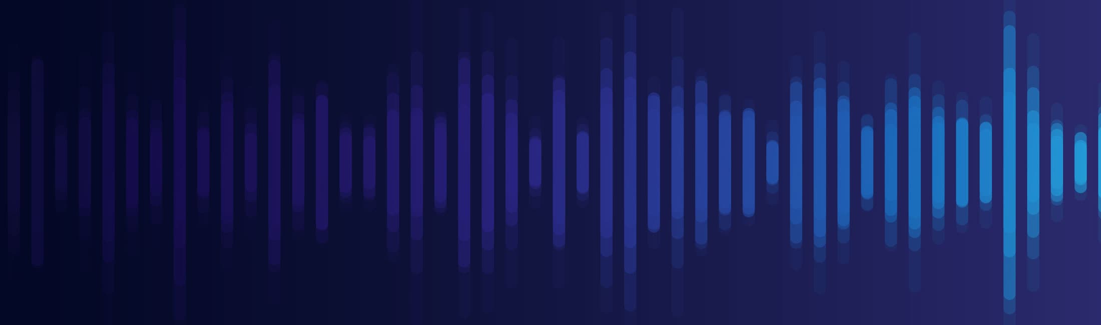 NACD Podcast banner image displaying a blue audio wavelength