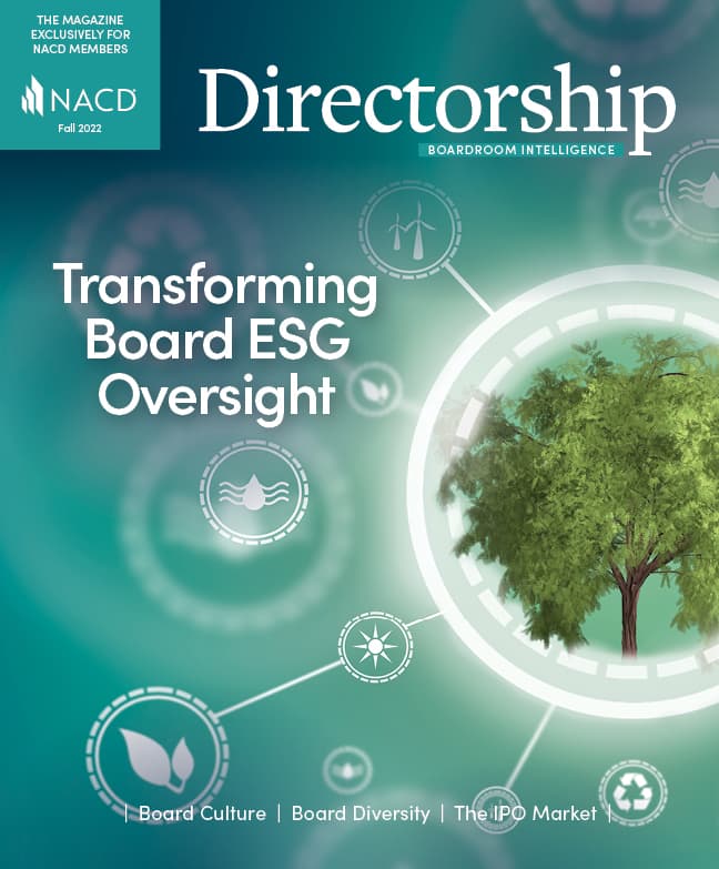 Directorship Magazine Cover