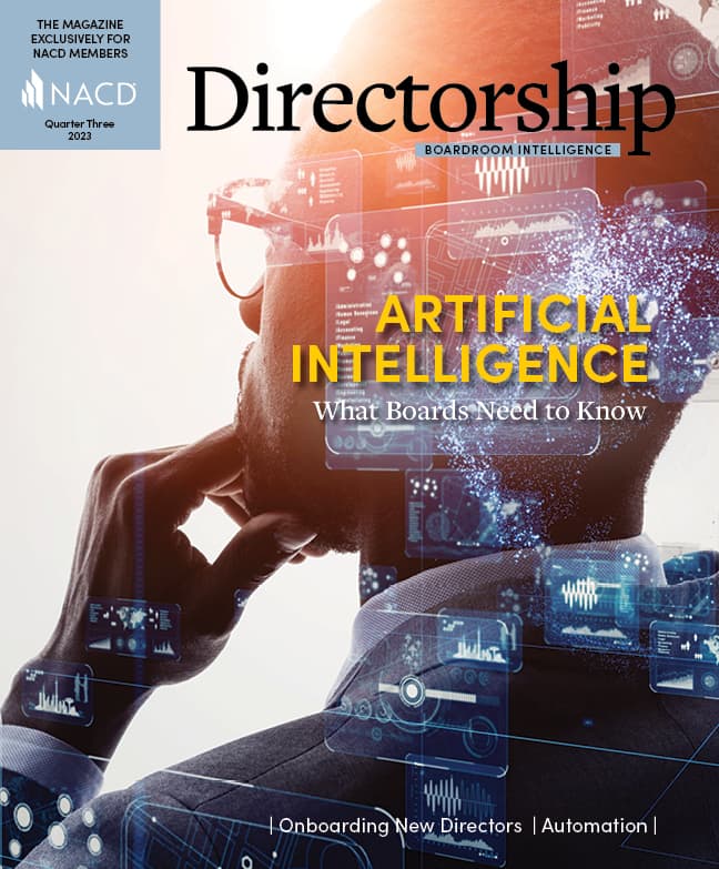 Directorship Magazine Cover